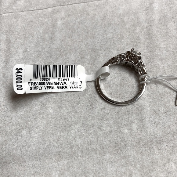 Vera Wang 14KT WG 3/4 CTTW Diamond Ring HI/I1 - Picture 4 of 12